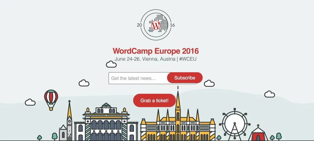 Site do WordCamp Europa 2016