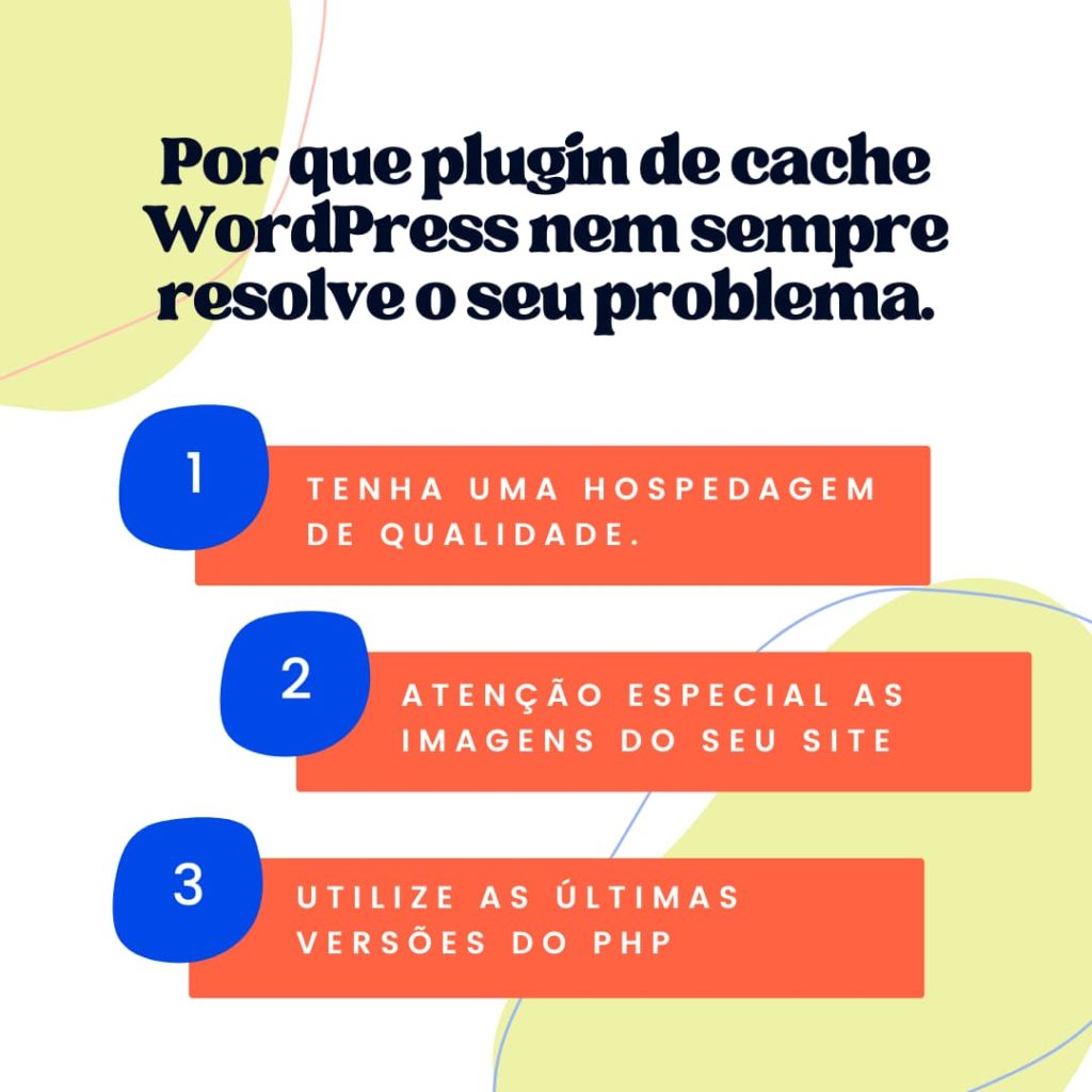 dicas para melhorar a performance do WordPress antes de instalar um plugin de cache WordPress