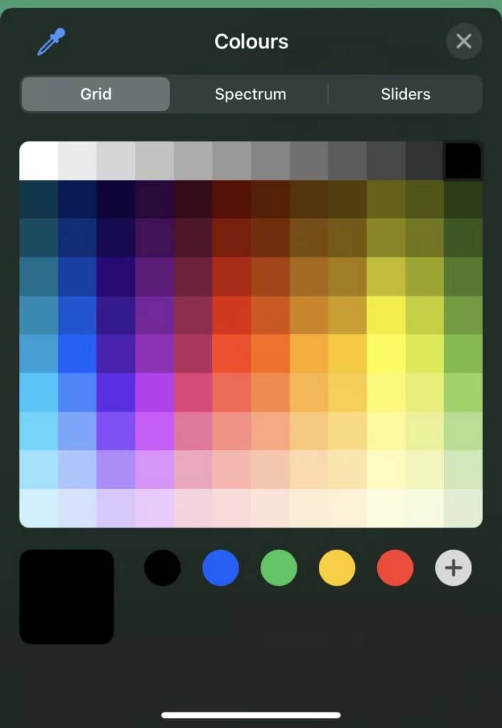 input type color - campo de entrada de cores no iOS