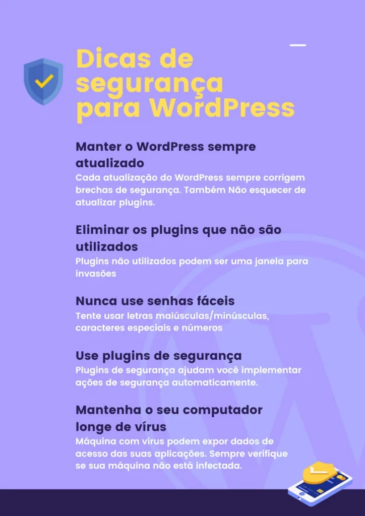 5 dicas práticas de segurança para WordPress