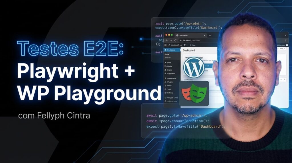 Testes E2E com Playwright e WordPress Playground