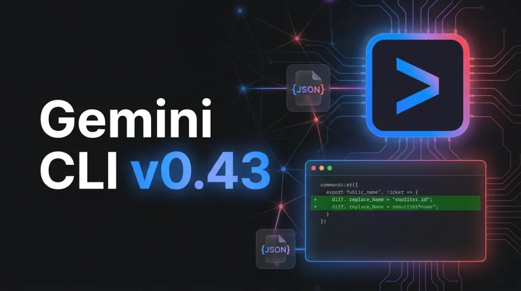 Gemini CLI v0.43: Edições Cirúrgicas, Portabilidade de Sessões e o Novo Fluxo de Desenvolvimento